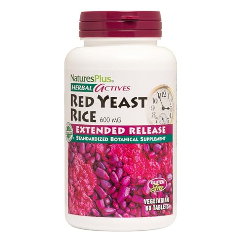 NaturesPlus Herbal Actives Red Yeast Rice, Extended Rel