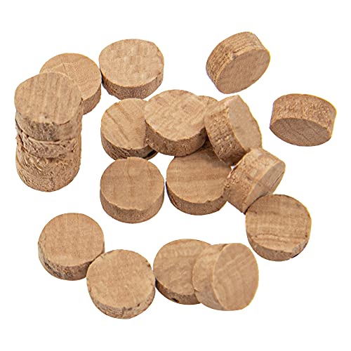 20Pcs Yootones 9.5mm Saxophone Cork Pads Water Key Spit Valve Cork Pad Compatible with Saxophone Trumpet Trombone Replacement Parts