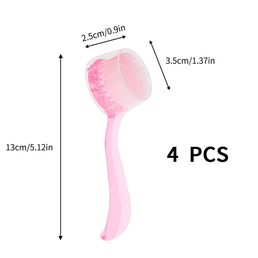 7 Pack Facial Cleansing Brush, Facial Exfoliating Brush Face Wash Scrub Exfoliator Brush for Makeup Skincare Removal (Multicolored)