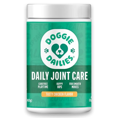 Glucosamine for Dogs - Joint Supplement for Dogs of All Breeds & Sizes - Hip and Joint Supplement for Dogs - Premium Glucosamine and Chondroitin for Dogs (Chicken) 225 Chews