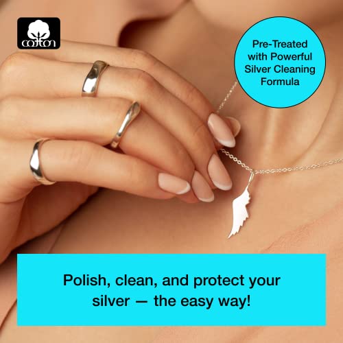 Silver Cleaning Wipes, 100% Cotton Wet Polishing | Silv