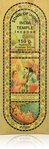 - India Temple Incense Sticks. 120 Stick Package. 150 Grams