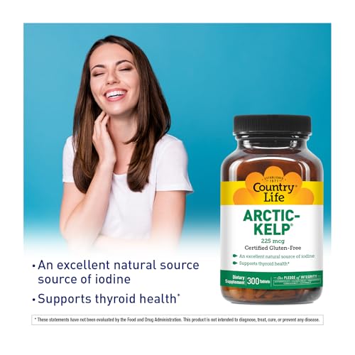 Country Life Arctic-Kelp – Natural Iodine Supplement fo
