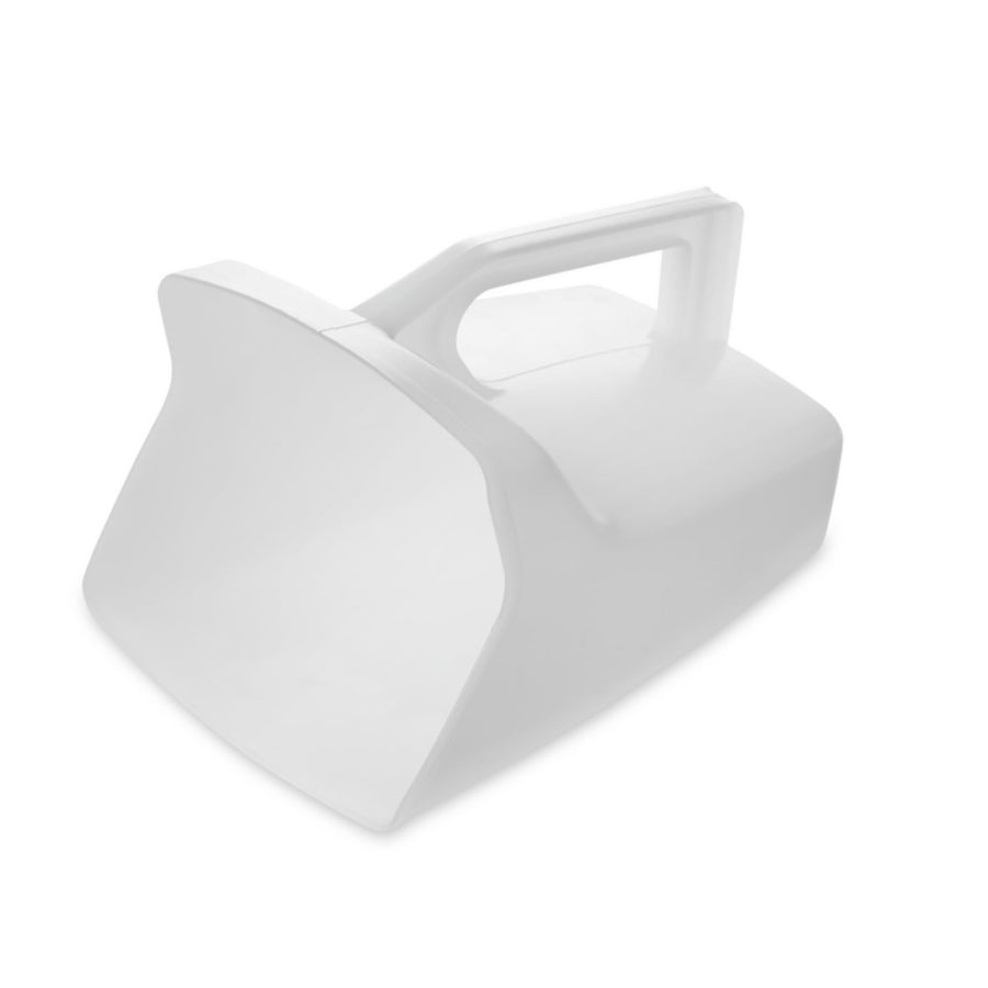 Food Service Utility Scoop, 64-Ounce, White, for Ice/Bar and Ingredient Use in Restaurant/Kitchen