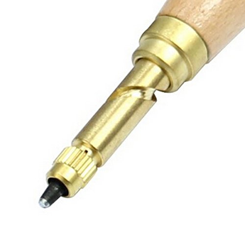 Adjustable Japanese Screw Hole Punch, Leather Hole Punch Tool, Paper Hole Punch, Craft Puncher, 6 Tip Sizes Fabric Punch Set