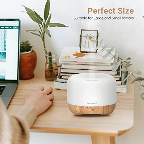 Homeweeks 300ml Essential Oil Diffuser, Quiet Aromather