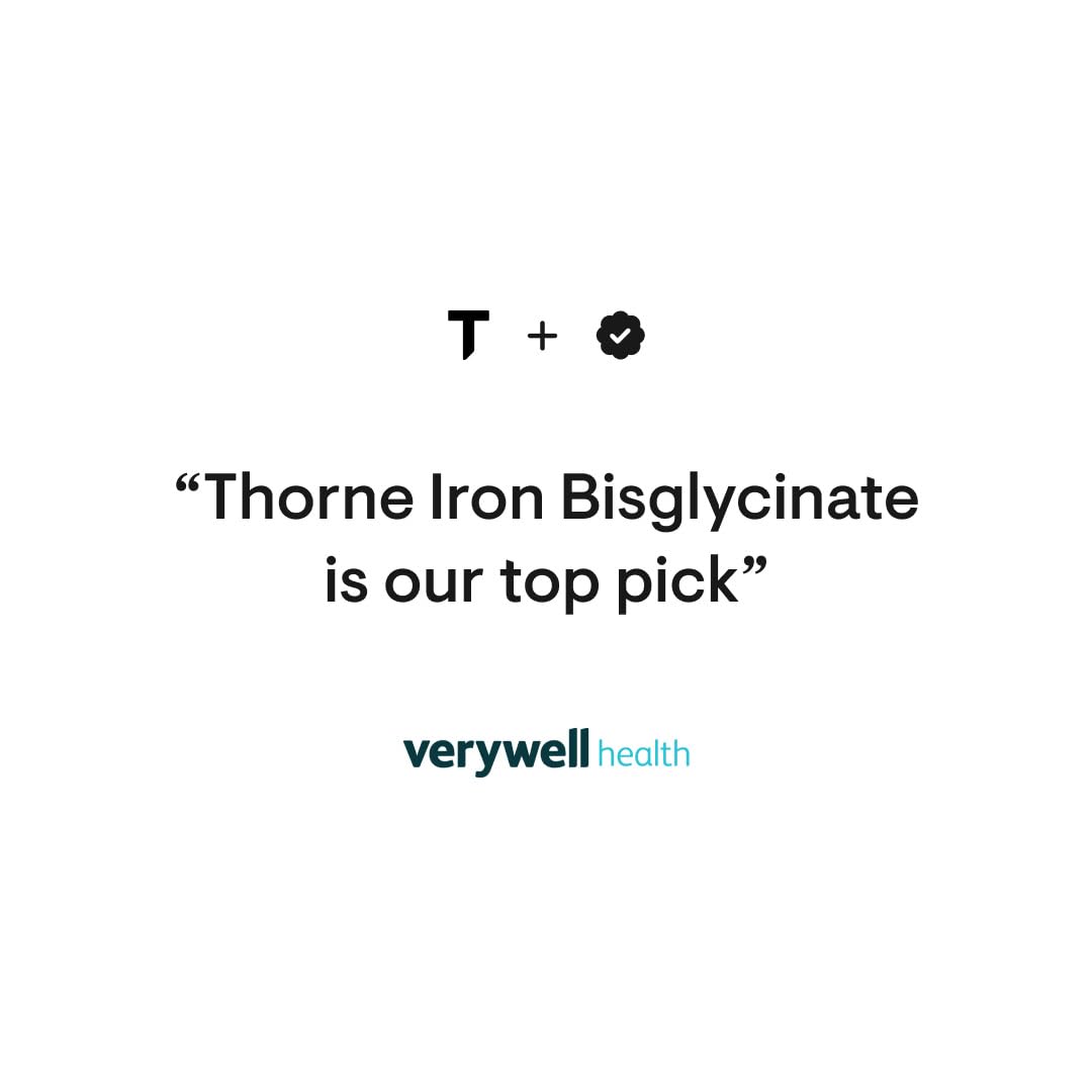 THORNE Iron Bisglycinate - 25 mg Iron Supplement for En