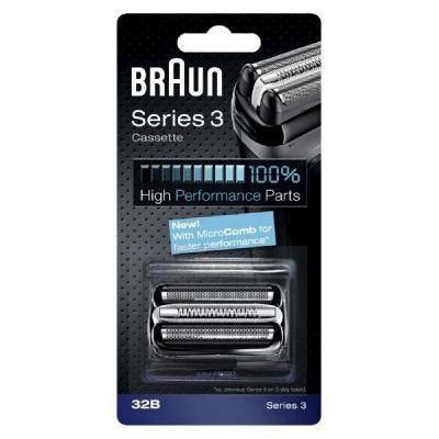 Braun Series 3 Shaver Cassette Black 32B