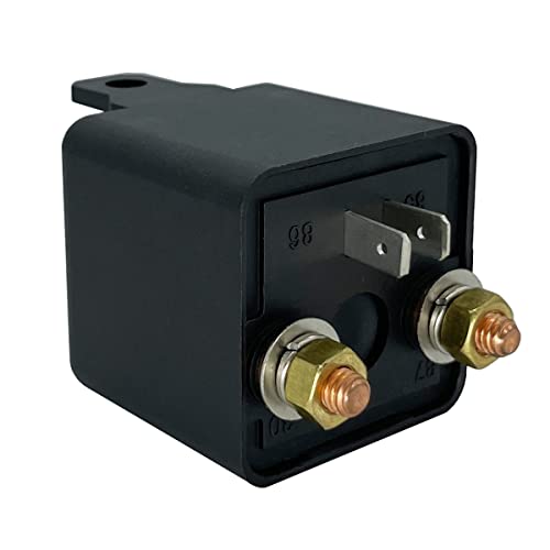irhapsody Relay 200A, 12V Continuous Duty Relay, 4 Pin Starter Relay, Spst High Current High Power On/Off Control Relay, Split Charge Relay Switch