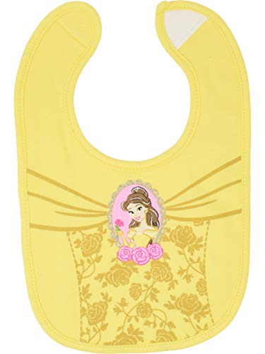 Disney Princess Ariel Cinderella Princess Belle Princess Aurora Snow White 5 Pack Bibs One Size