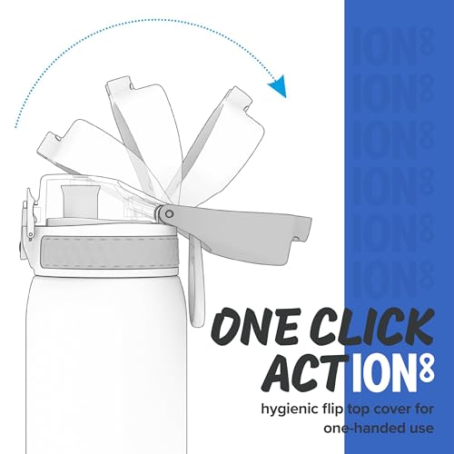 Ion8 Pod Leak Proof BPA Free Kids Water Bottle, 350ml (