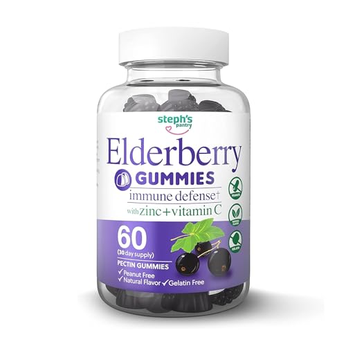 Elderberry Gummies with Vitamin C and Zinc - Immune Boo