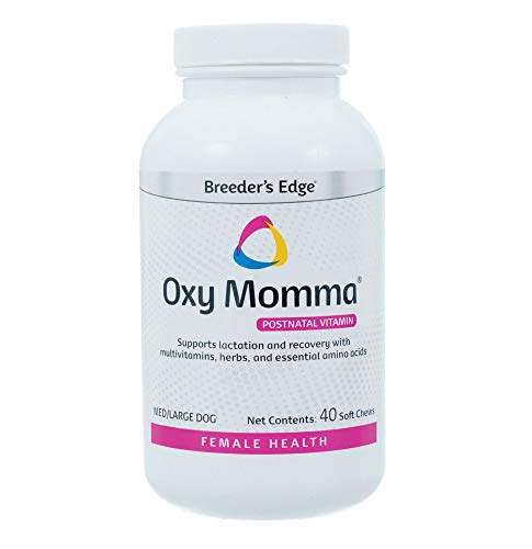 Breeder's Edge Oxy Momma- Nursing & Recovery Supplement- for Medium & Large Dogs- 40ct Soft Chews