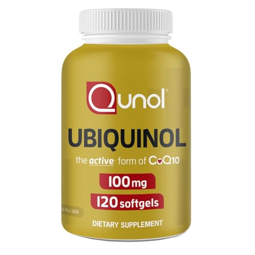 Qunol Ubiquinol CoQ10 100mg Softgels, Ubiquinol - Activ