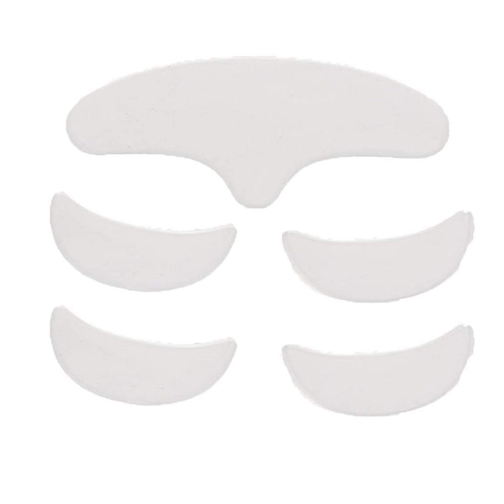 5Pcs Anti Wrinkle Silicone Patch, Various Shapes Reusable Washable Forehead Eye Face Anti Aging Patch for Prevent and Eliminate Wrinkles Fine Lines Skin Liftin