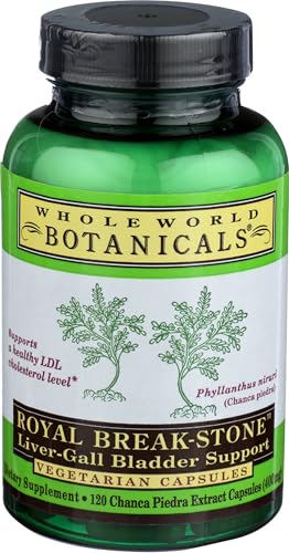 Royal Chanca Piedra (Break-Stone) Liver Gall Bladder Support - 400 mg - 120 Vegetarian Capsules
