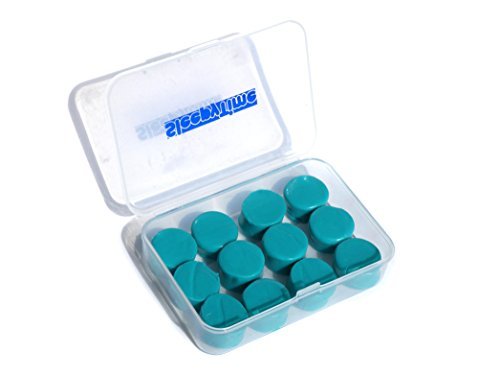 Silicone Putty Moulded Ear Plugs by Sleepytime,Blue Sof