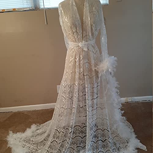 40 Gram 72 Long, Turkey Chandelle Feather Boa, Dancing Wedding Crafting Party Dress Up, Halloween Costume Decoration(white)