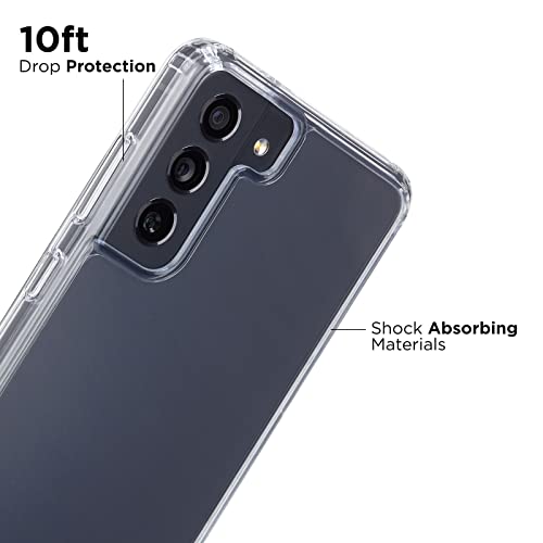 Case-Mate Samsung Galaxy S21 FE 5G Case - Clear - with 
