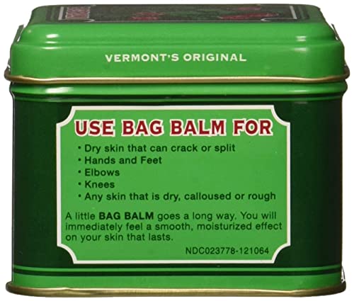 Skin Moisturizer - Full Body Hydrating Skin Care: Dry Hands, Lips, Face, Feet &amp; More - Unscented, Cruelty &amp; Paraben Free - Day &amp; Night, Men &amp; Women, Vermont&#39;s Original (4oz Tin, Made in USA)