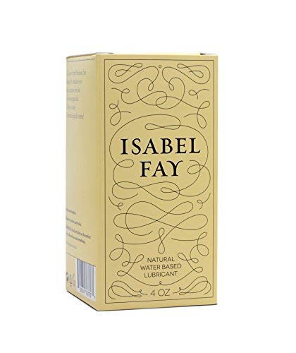 Isabel Fay Natural Water Based Personal Lubricant for Sensitive Skin, NO Parabens, NO Glycerin, 4 oz