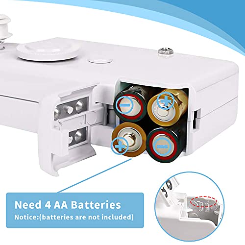 Handheld Sewing Machine Mini Portable Sewing Tool More Friendly to the Handicapped Easy-to-operate Portable DIY for Beginners for Home/Travel User (battery not included)