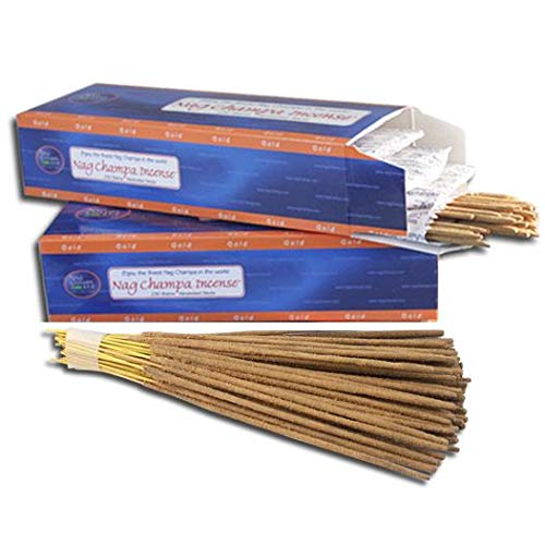 Gold Incense- Bulk 500 Sticks Pack with Free Holder