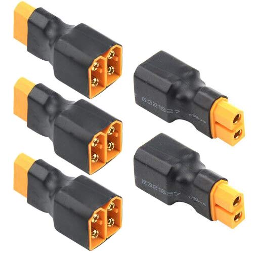 WMYCONGCONG 5 PCS No Wire Adapter XT60 XT 60 Plug Paral