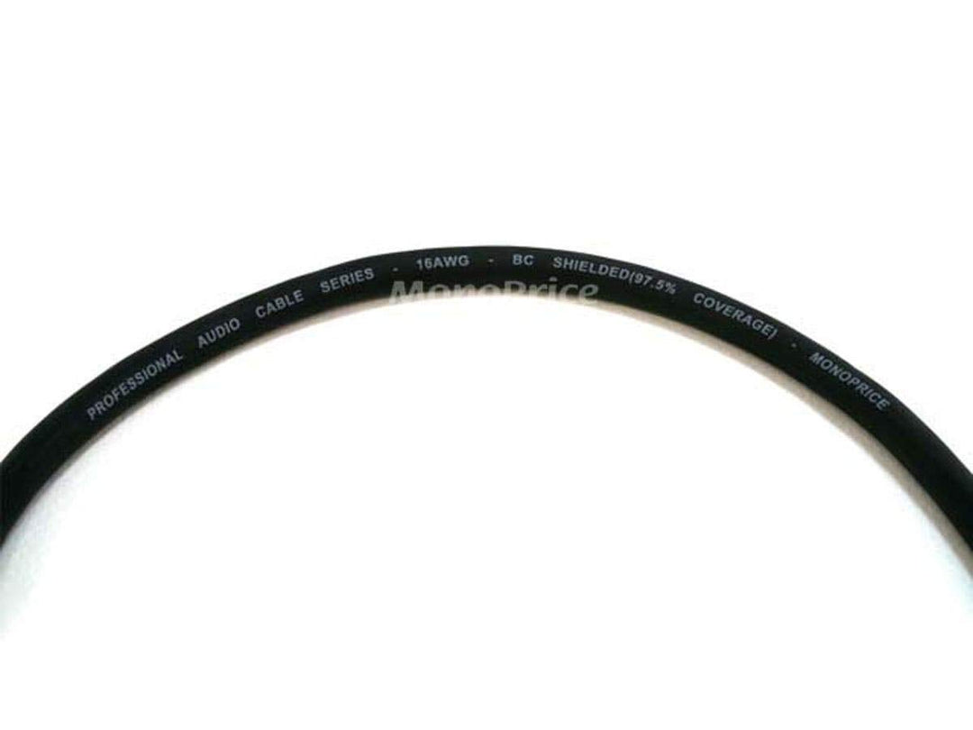Monoprice XLR Male to 1/4-Inch TRS Male Cable - 10 Feet