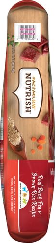 Nutrish Real Beef, Pea &amp; Brown Rice Recipe Whole Health Blend Dry Dog Food, 14 lb. Bag, Packaging May Vary (Rachael Ray)