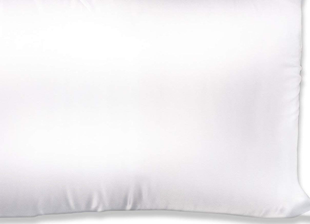 Spasilk Satin Pillowcase for Hair And Face, Satin Pillowcase, King Sized - White Pillowcase
