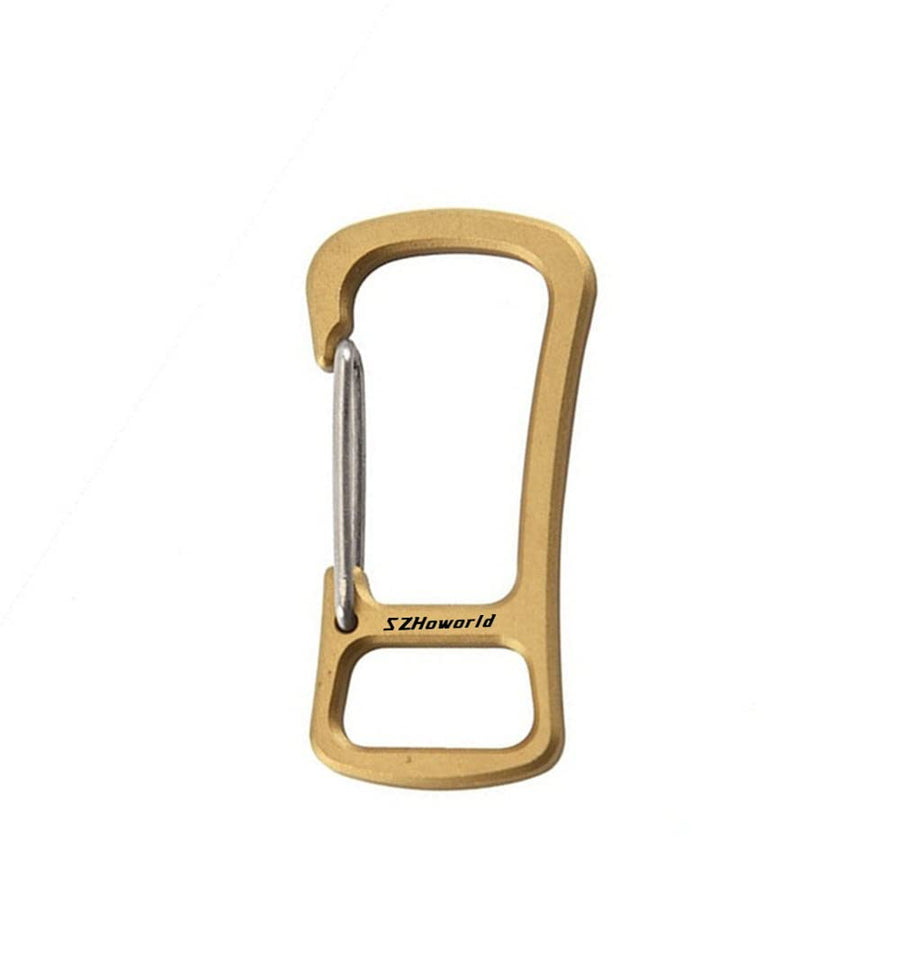 SZHOWORLD High Hardness Brass Keychain Carabiner Clip P