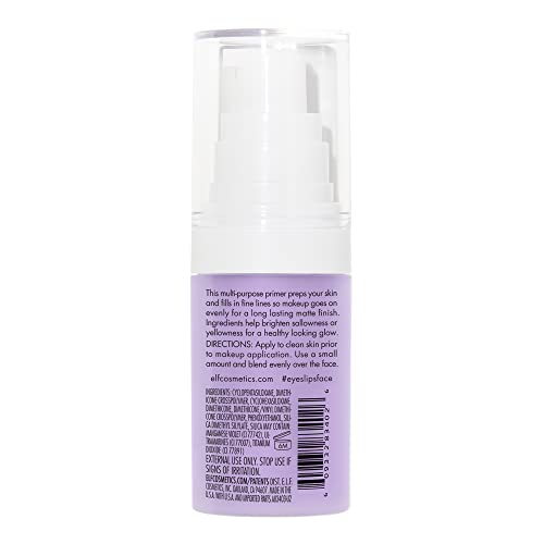 Brightening Lavender Face Primer, Face Makeup Primer For Neutralizing Uneven Skin Tones &amp; Brightening Complexion, Vegan &amp; Cruelty-free