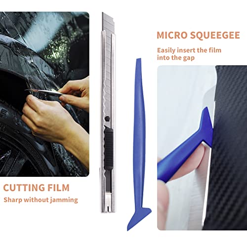 Gomake Vehicle Vinyl Wrap Tool Kit Window Tinting Tool 