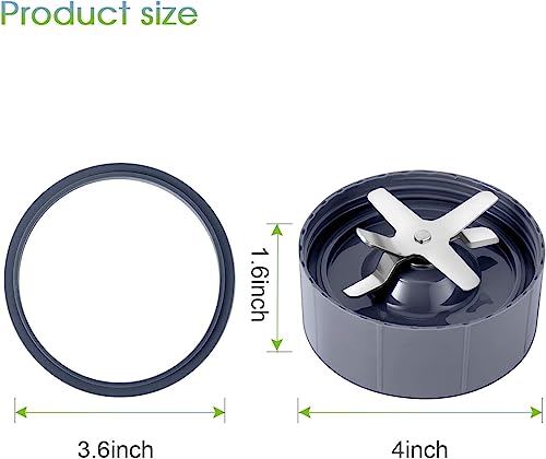 8 Pieces Blender Replacement Parts Extractor Blade for NutriBullet 600w 900w including Gasket Shock Pad and Gear