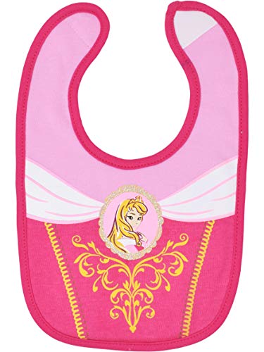 Disney Princess Ariel Cinderella Princess Belle Princess Aurora Snow White 5 Pack Bibs One Size