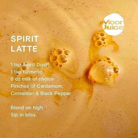 Moon Juice Spirit Dust Mood Support - Natural Mushroom Based Supplement - Reishi, Ashwagandha, Astragalus, Mimosa Bark, Longan Berry, Dan Shen & Goji - Vegan, Non-GMO, Gluten-Free (1.5oz)