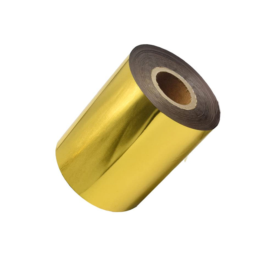 Gold Hot Foil Stamping Paper 3 x 400ft for Leather Bron