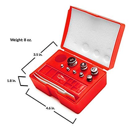 Class M2 14-Piece Small Calibration Weigh Kit Carbon St