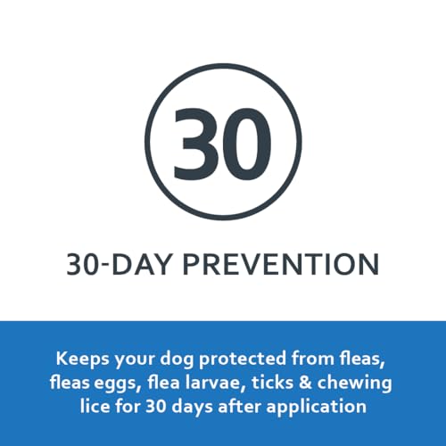 SENTRY for Dogs, Flea and Tick Prevention for Dogs (45-88 Pounds), Includes 6 Month Supply of Topical Flea Treatments