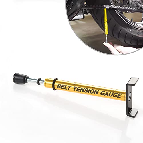 Motorcycle Belt Tension Gauge Tensioner Universal10 Lbs Compatible for Harley and Belt Drive Bikes Belt Replacement Maintenance Tool Adjustment Wheel Service