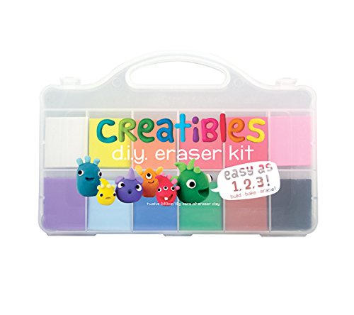 OOLY, Creatibles DIY Erasers, Set of 12 (161-001)