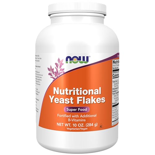 NOW Foods Supplements, Nutritional Yeast Flakes, Fortif