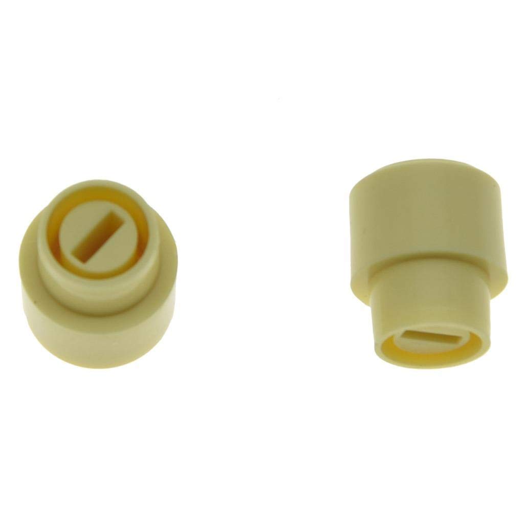 2pcs Barrel Switch Tip 3 Way/4 Way Pickup Selector Switch Knob for U.S. Tele/Telecaster Ivory