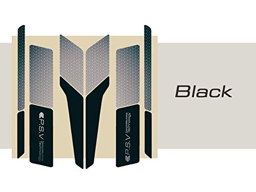 Stripes Full Kit Reflector kit for Bicycle Frame and Wheel Reflect Improve Visibility at Night and Bad Weather (Black)