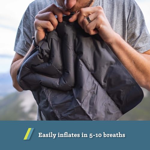 V Seat, Lightweight Inflatable Travel Cushion, Best for Camping, Bleachers, or Glassing Pad , Gray