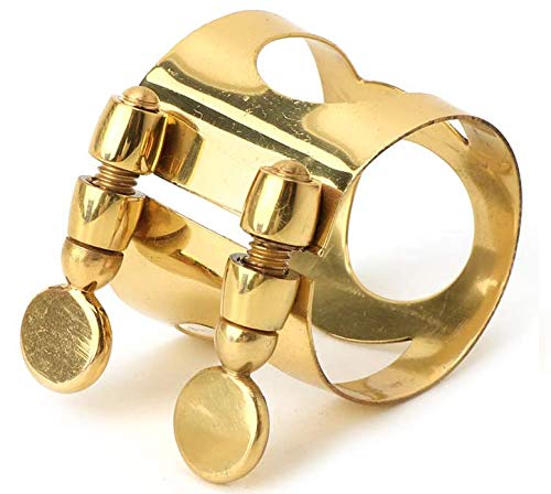 Alto Sax Mouthpiece Ligature Double Screws Ligature Brass