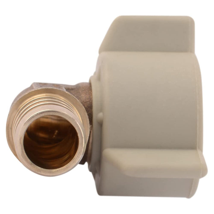 SharkBite 1/2 Inch NPSM Crimp 90 Degree Swivel Adapter 