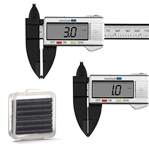 Tiny Crafts Magnets, Mini Magnets Small Round Magnets for Fridge, Miniature Models, Whiteboard, Office and Photo, 3x2mm Miniature Magnets, 120Pcs Little Magnets, Black