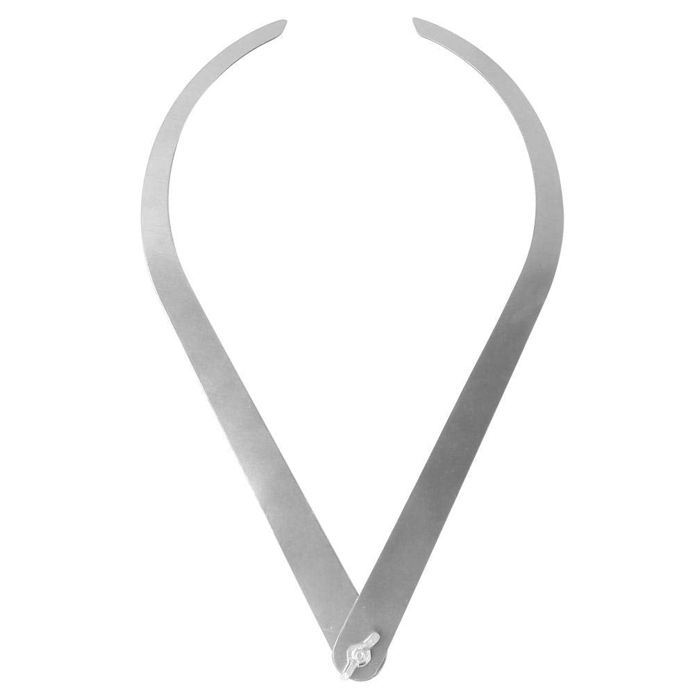 10in Clay Caliper, Stainless Steel Bent Leg Inside Outside Clay Caliper for Clay Modelling Clay Pottery Tool 25.8x9.8x1.4 cm